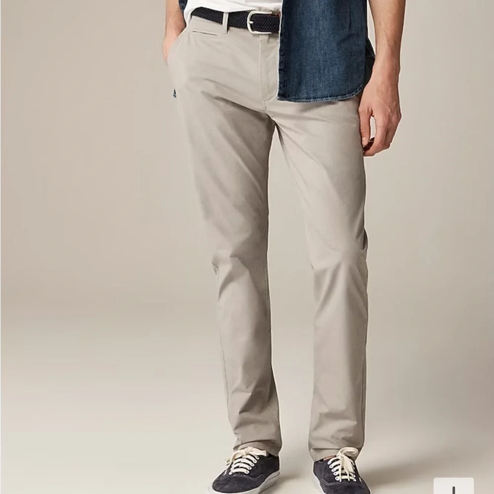 J crew moon grey 484 Slim-fit tech pant